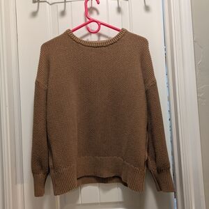 Cozy Brown Knit Sweater